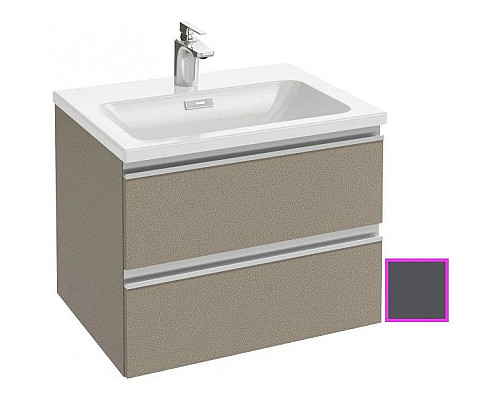 Приобрести Тумба серый антрацит глянец 60 см Jacob Delafon Vox EB2030-RA-442 в магазине сантехники Santeh-Crystal.ru