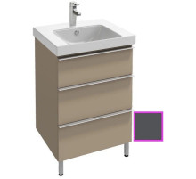 Тумба серый антрацит глянец 57 см Jacob Delafon Odeon Up EB990-442