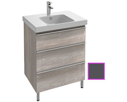 Приобрести Тумба серый антрацит 67 см Jacob Delafon Odeon Up EB992-N14 в магазине сантехники Santeh-Crystal.ru