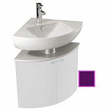 Угловая тумба сливовый глянец 67,9 см Jacob Delafon Odeon Up EB864-F26