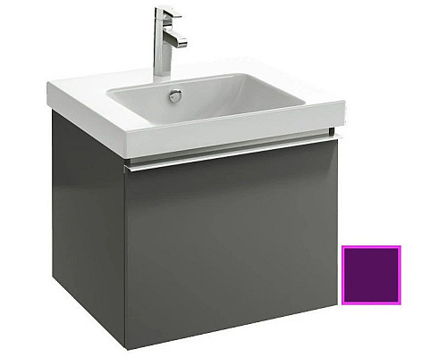 Приобрести Тумба сливовый глянец 57 см Jacob Delafon Odeon Up EB877-F26 в магазине сантехники Santeh-Crystal.ru