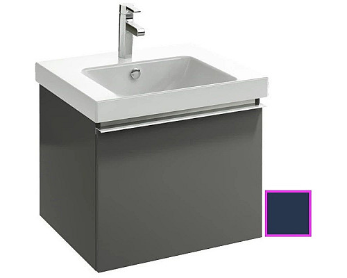 Купить Тумба темно-синий глянец 57 см Jacob Delafon Odeon Up EB877-G98 в магазине сантехники Santeh-Crystal.ru