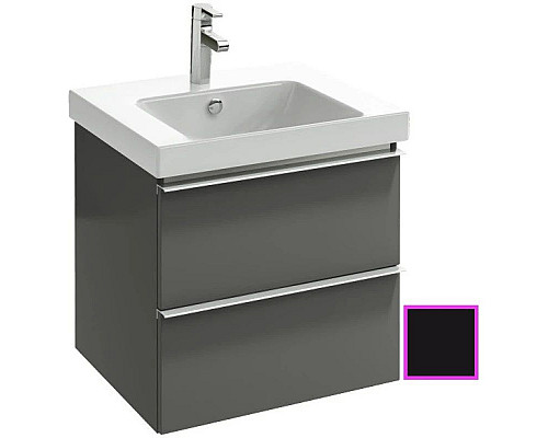 Купить Тумба черный глянец 57 см Jacob Delafon Odeon Up EB878-274 в магазине сантехники Santeh-Crystal.ru