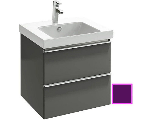 Приобрести Тумба сливовый глянец 57 см Jacob Delafon Odeon Up EB878-F26 в магазине сантехники Santeh-Crystal.ru