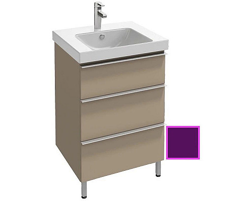 Заказать Тумба сливовый глянец 57 см Jacob Delafon Odeon Up EB990-F26 в магазине сантехники Santeh-Crystal.ru