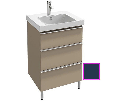 Приобрести Тумба темно-синий глянец 57 см Jacob Delafon Odeon Up EB990-G98 в магазине сантехники Santeh-Crystal.ru