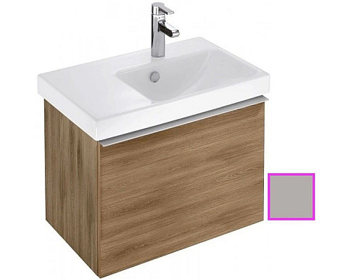 Купить Тумба серый титан глянец 62 см Jacob Delafon Odeon Up EB886-N21 в магазине сантехники Santeh-Crystal.ru