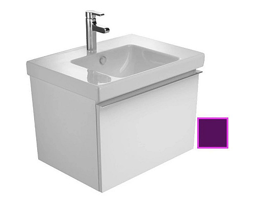 Заказать Тумба сливовый глянец 67 см Jacob Delafon Odeon Up EB860-F26 в магазине сантехники Santeh-Crystal.ru