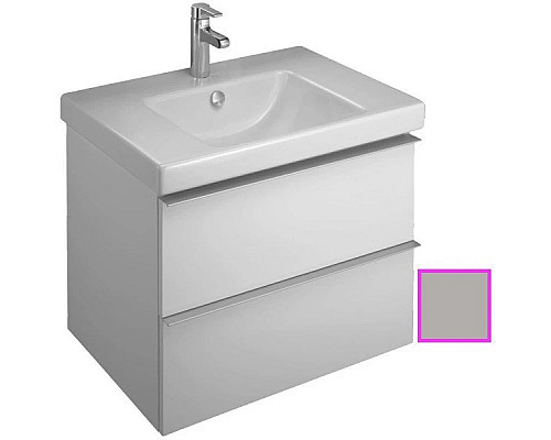 Заказать Тумба серый титан глянец 67 см Jacob Delafon Odeon Up EB890-N21 в магазине сантехники Santeh-Crystal.ru