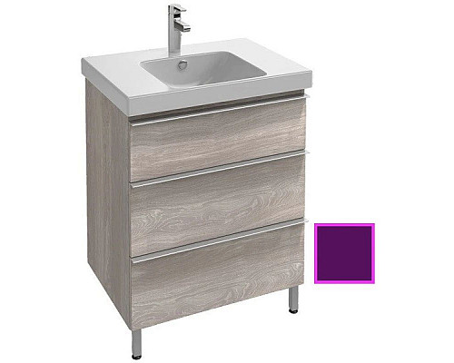 Приобрести Тумба сливовый глянец 67 см Jacob Delafon Odeon Up EB992-F26 в магазине сантехники Santeh-Crystal.ru