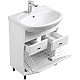 Заказать Тумба с раковиной белый глянец 66,5 см с бельевой корзиной Акватон Норма 1A0549K1NO010 в магазине сантехники Santeh-Crystal.ru