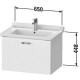 Купить Тумба каштан 65 см Duravit XBase XB603505353 в магазине сантехники Santeh-Crystal.ru