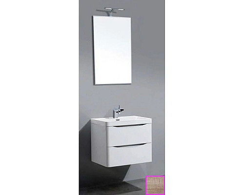 Купить Тумба с раковиной белый дуб 60 см BelBagno Ancona-N ANCONA-N-600-2C-SO-WO + EA-600-LVB в магазине сантехники Santeh-Crystal.ru