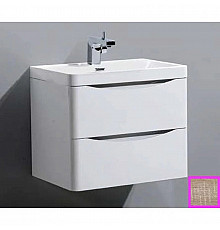 Тумба с раковиной белый дуб 60 см BelBagno Ancona-N ANCONA-N-600-2C-SO-WO + EA-600-LVB