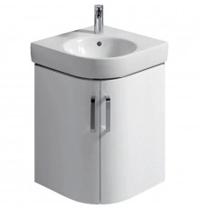 Тумба белый глянец/белый матовый 48,2х48,2 см Geberit Renova Compact 862150000