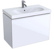 Тумба белый глянец 74 см Geberit Acanto 500.615.01.2