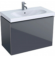 Тумба темно-серый глянец/темно-серый матовый 74 см Geberit Acanto 500.615.JK.2