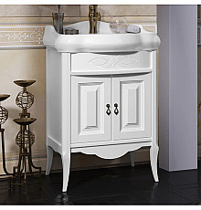 Тумба с раковиной белый матовый 60 см Opadiris Лоренцо