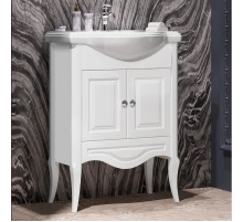 Тумба с раковиной белый матовый 66 см Opadiris Брунелла