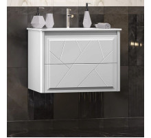 Тумба с раковиной белый матовый 71 см Opadiris Луиджи