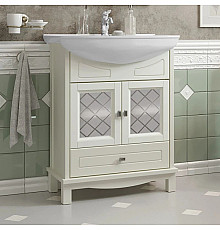 Тумба с раковиной слоновая кость 65,5 см Opadiris Омега