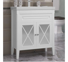 Тумба с раковиной белый матовый 80 см Opadiris Палермо