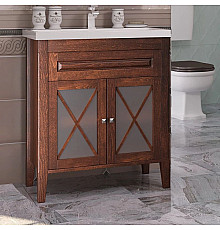 Тумба с раковиной светлый орех 80 см Opadiris Палермо