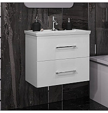 Тумба с раковиной белый глянец 61 см Opadiris Арабеска