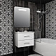 Приобрести Тумба с раковиной белый глянец 70,5 см Opadiris Арабеска в магазине сантехники Santeh-Crystal.ru