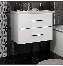 Тумба с раковиной белый глянец 70,5 см Opadiris Арабеска