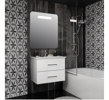 Комплект мебели белый глянец 70,5 см с зеркалом Opadiris Арабеска
