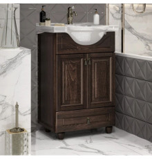 Тумба с раковиной орех антикварный 56 см Opadiris Тибет