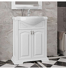 Тумба с раковиной белый матовый 66 см Opadiris Риспекто