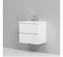 Тумба с раковиной белый глянец 61 см Am.Pm Gem M90FHX06022WG + M90WCC0602WG