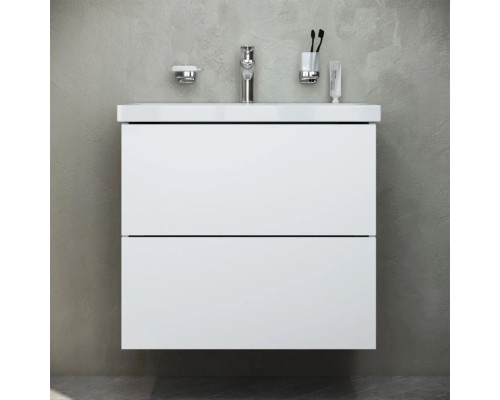 Заказать Тумба с раковиной белый глянец 61 см Am.Pm Gem M90FHX06022WG + M90WCC0602WG в магазине сантехники Santeh-Crystal.ru