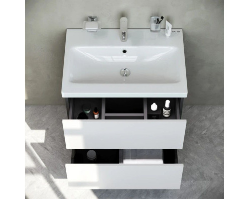 Заказать Тумба с раковиной белый глянец 61 см Am.Pm Gem M90FHX06022WG + M90WCC0602WG в магазине сантехники Santeh-Crystal.ru