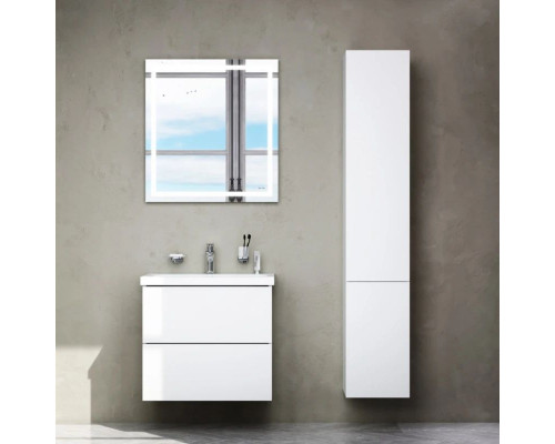 Заказать Тумба с раковиной белый глянец 61 см Am.Pm Gem M90FHX06022WG + M90WCC0602WG в магазине сантехники Santeh-Crystal.ru