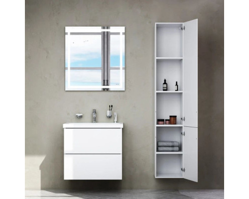 Заказать Тумба с раковиной белый глянец 61 см Am.Pm Gem M90FHX06022WG + M90WCC0602WG в магазине сантехники Santeh-Crystal.ru