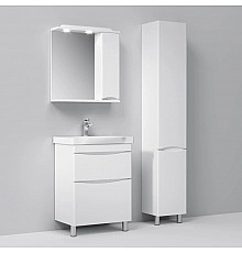 Комплект мебели белый глянец 65 см Am.Pm Like M80FSX0652WG + M80WCC0652WG + M80MPR0651WG