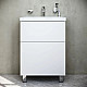 Заказать Комплект мебели белый глянец 61 см Am.Pm Gem M90FSX06022WG32 + M90WCC0602WG + M91AMOX0551WG в магазине сантехники Santeh-Crystal.ru