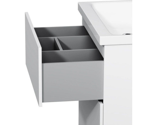 Приобрести Тумба с раковиной белый глянец 61 см Am.Pm Gem M90FSX06022WG32 + M90WCC0602WG в магазине сантехники Santeh-Crystal.ru