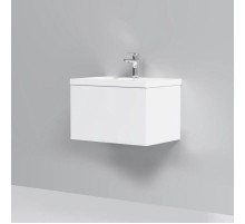 Тумба с раковиной белый глянец 61 см Am.Pm Gem M90FHX06021WG + M90WCC0602WG