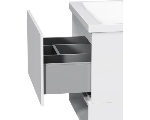 Купить Тумба с раковиной белый глянец 61 см Am.Pm Gem M90FHX06021WG + M90WCC0602WG в магазине сантехники Santeh-Crystal.ru