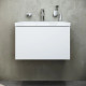 Купить Тумба с раковиной белый глянец 61 см Am.Pm Gem M90FHX06021WG + M90WCC0602WG в магазине сантехники Santeh-Crystal.ru