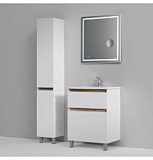 Комплект мебели белый глянец 65 см Am.Pm X-Joy M85AFSX0652WG + M85AWCC0652WG + M91AMOX0653WG