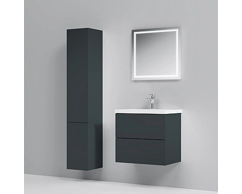 Купить Комплект мебели графит матовый 65 см Am.Pm Gem M90FHX06022GM + M90WCC0602WG + M91AMOX0651WG в магазине сантехники Santeh-Crystal.ru