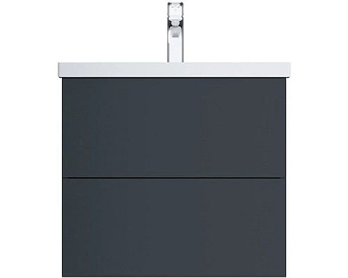 Купить Комплект мебели графит матовый 65 см Am.Pm Gem M90FHX06022GM + M90WCC0602WG + M91AMOX0651WG в магазине сантехники Santeh-Crystal.ru
