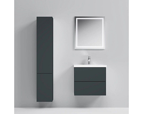 Купить Комплект мебели графит матовый 65 см Am.Pm Gem M90FHX06022GM + M90WCC0602WG + M91AMOX0651WG в магазине сантехники Santeh-Crystal.ru