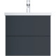 Купить Тумба с раковиной графит матовый 60 см Am.Pm Gem M90FHX06022GM + M90WCC0602WG в магазине сантехники Santeh-Crystal.ru