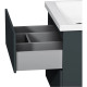 Купить Тумба с раковиной графит матовый 60 см Am.Pm Gem M90FHX06022GM + M90WCC0602WG в магазине сантехники Santeh-Crystal.ru